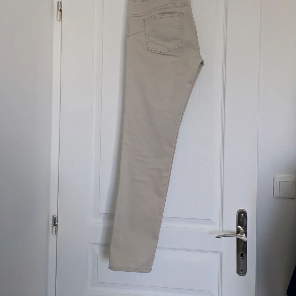 Jeans bege creme - Liu Jo - tamanho 31 (40) – photo 3